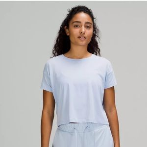 Cates T-Shirt Blue Linen